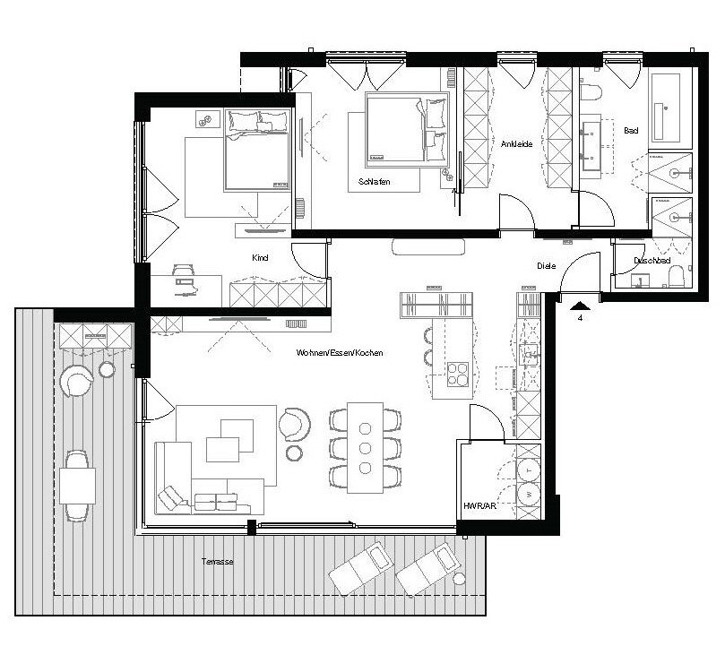2024-08-06 Vermarktungspläne_Marburg_An der Haustatt_Haus 1_W4-2