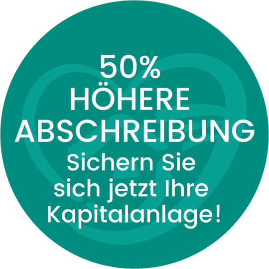 50% höhere Abschreibung für Kapitalanleger