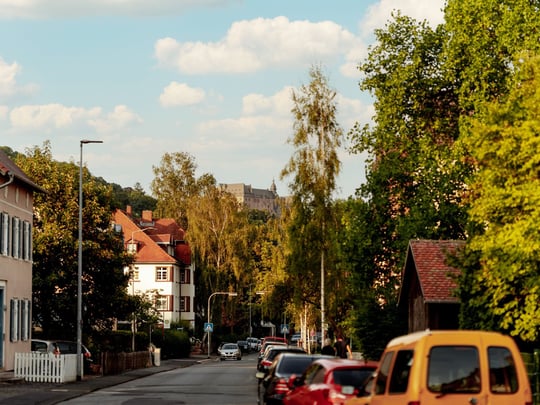 Ockershausen - Blick zum Schloss